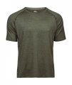 Heren Sportshirt Tee Jays 7020 Olive Melange